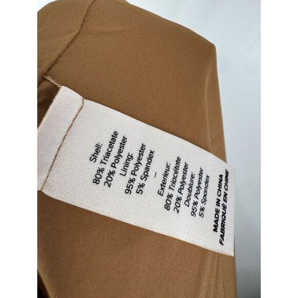 Cinq A Sept Khloe 3/4 Ruched Sleeve Blazer In Yellow Size 2 Dark Marigold - Picture 6 of 6